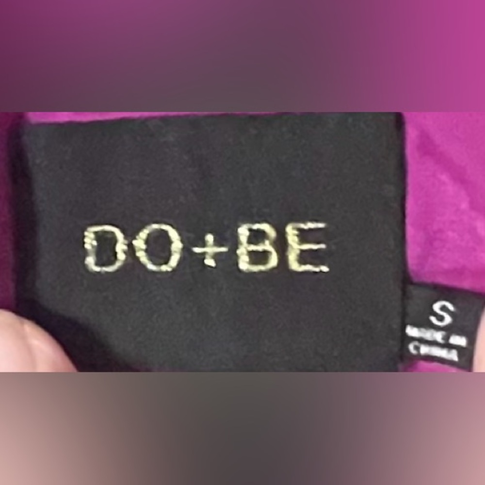 DO+BE Magenta Ruffle One Shoulder Mini Dress Size Small - Picture 6 of 8